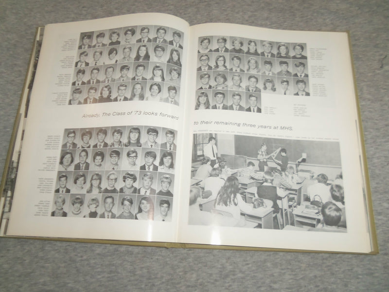 1970 ATODNEM MENDOTA HIGH SCHOOL YEARBOOK - MENDOTA, ILLINOIS - YB 2483