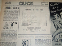 1940 MAY CLICK MAGAZINE - CONNIE MACK - GEORGIA CARROLL COVER - ST 4808