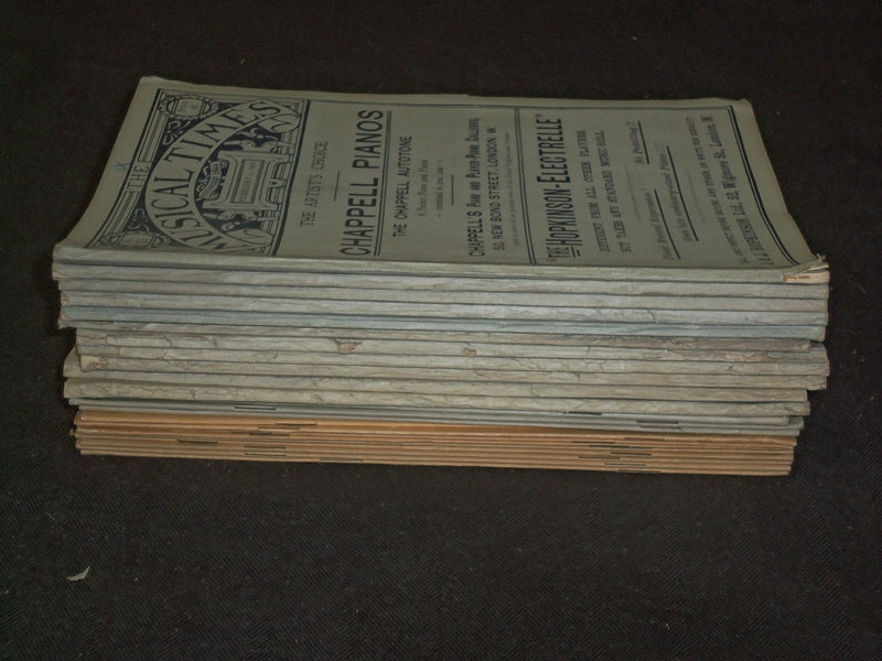 1912-1947 THE MUSICAL TIMES MAGAZINE - LOT OF 23 - O 2440M