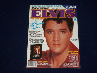 1979 MODERN SCREEN MAGAZINE - ELVIS PRESLEY HIS LIFE STORY - PHOTOS - SP 9911