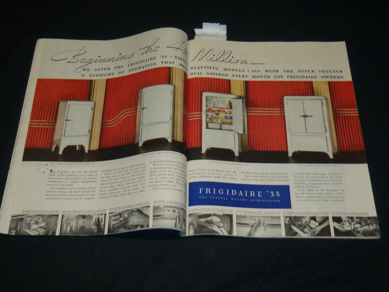 1935 MARCH LADIES HOME JOURNAL MAGAZINE - BEAUTIFUL FRONT COVER - ST 529V