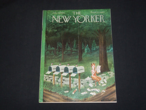 1960 JULY 30 THE NEW YORKER MAGAZINE - ILLUSTRATED COVER - NY 730