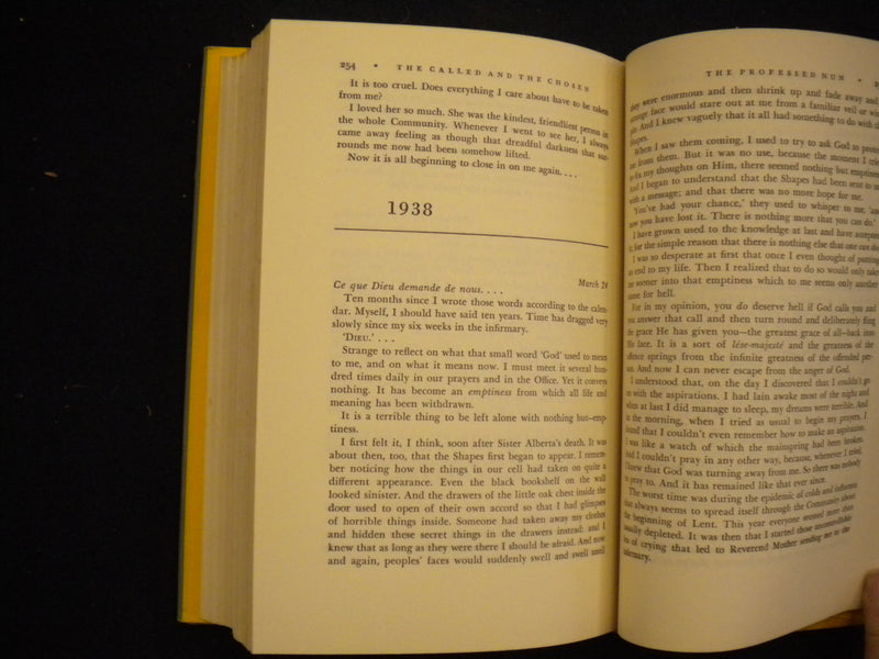 1957 THE CALLED AND THE CHOSEN HARDCOVER BOOK BY MONICA BALDWIN - KD 8141