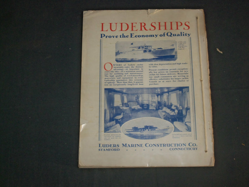 1932 THE RUDDER MAGAZINE - LOT OF 9 DIFFERENT ISSUES - O 3190