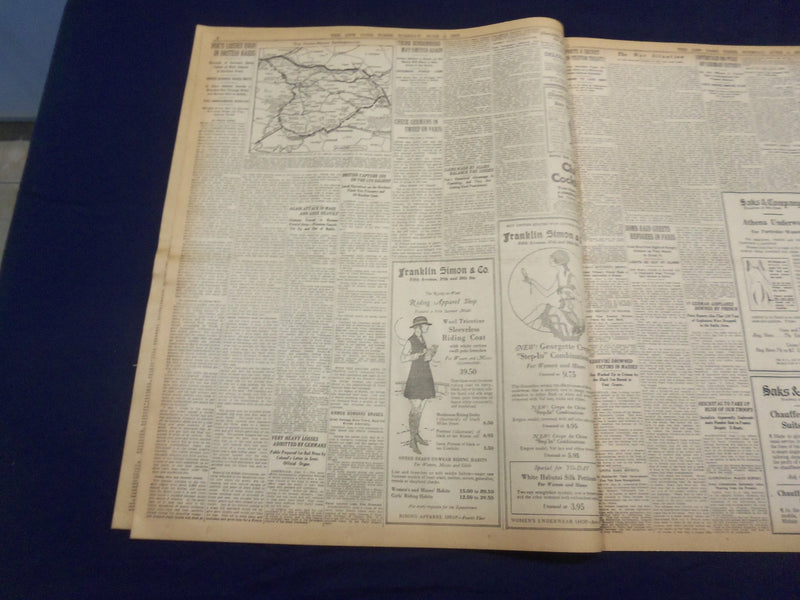 1918 JUNE 4 NEW YORK TIMES - TWO U-BOATS SINK 9 SHIPS OFF COAST - NT 9077