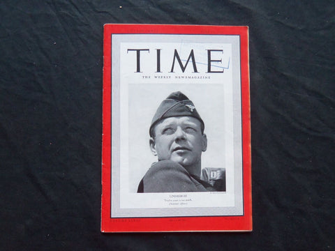 1939 JUNE 19 TIME MAGAZINE - CHARLES LINDBERGH - T 665