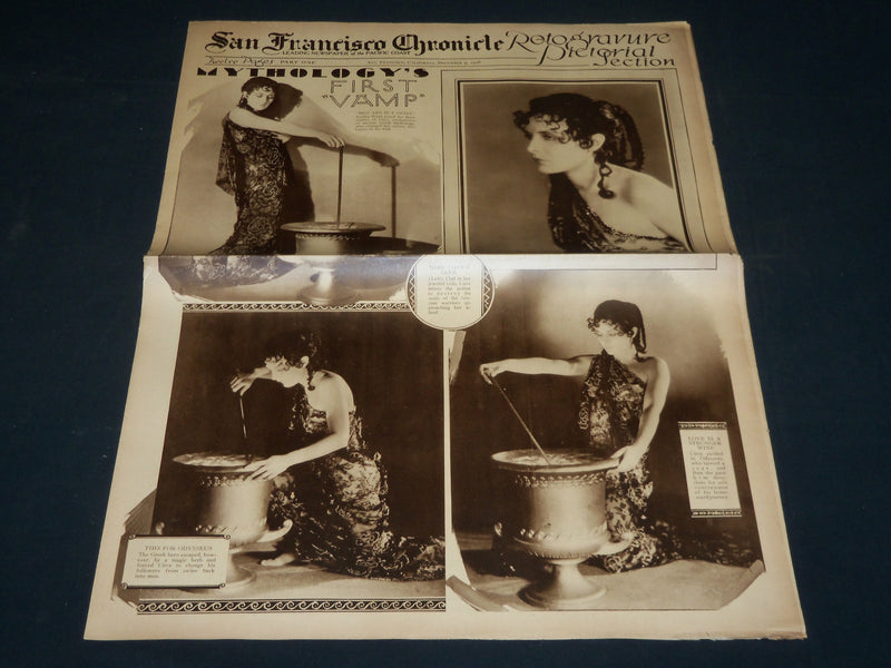 1928 DECEMBER 9 SAN FRANCISCO CHRONICLE ROTO SECTION - EVELYN BRENT - NP 5102
