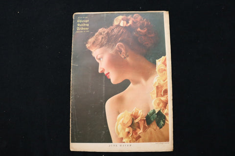 1951 SEPTEMBER 16 CHICAGO SUNDAY TRIBUNE MAGAZINE - JUNE HAVER COVER - E 26240