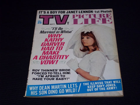 1967 SEPTEMBER TV PICTURE LIFE MAGAZINE - KATHY GARVER COVER - E 15551
