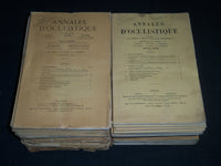 1910-1919 ANNALES D'OCULISTIQUE MAGAZINE LOT OF 60 + 4 VOLUMES - R 1106