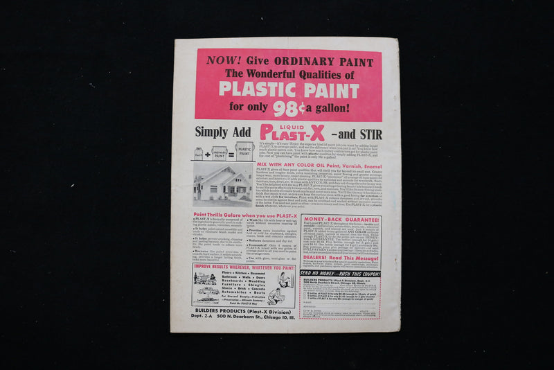 1945 JUNE POPULAR HOME CRAFT MAGAZINE - PORTABLE PLAYHOUSE COVER - E 10392