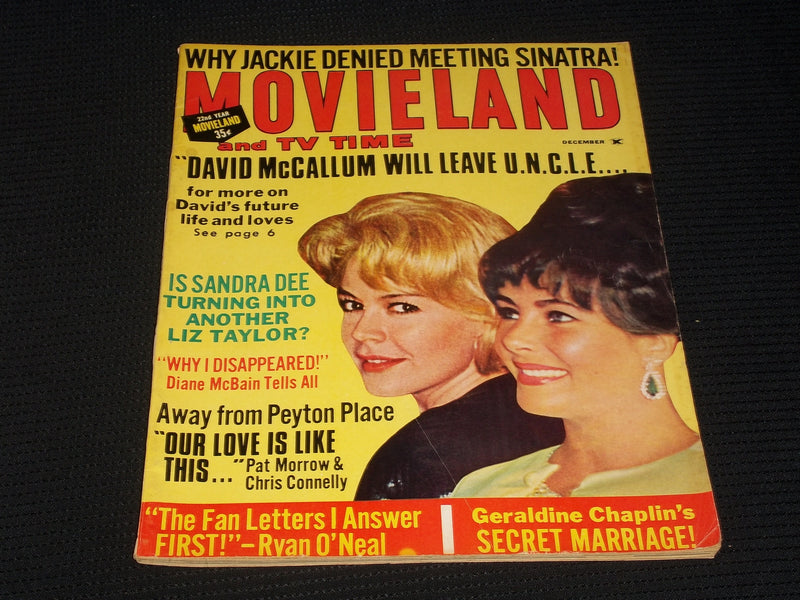 1965 DECEMBER MOVIELAND & TV TIME MAGAZINE - SANDRA DEE & LIZ TAYLOR - E 3901