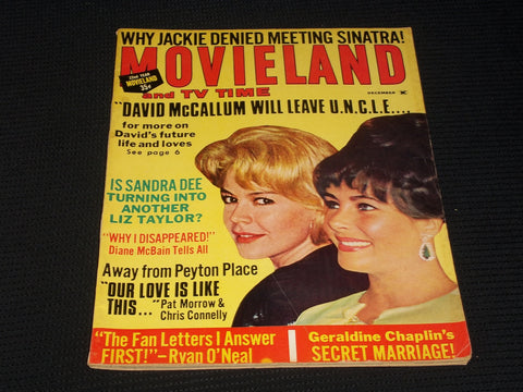 1965 DECEMBER MOVIELAND & TV TIME MAGAZINE - SANDRA DEE & LIZ TAYLOR - E 3901
