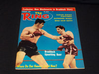 1965 FEBRUARY THE RING MAGAZINE - BRADDOCK BAER BOXING COVER - E 3344
