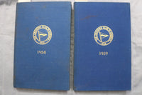 1958-1973 THE CRUISING CLUB OF AMERICA-HARDCOVER BOUND VOLUMES -LOT OF 12- KD 6Q