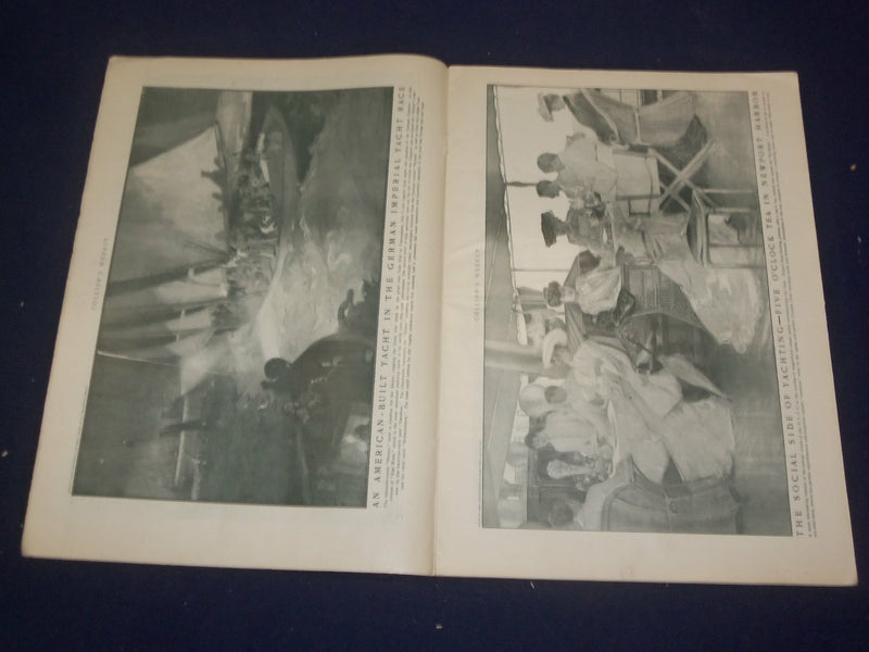 1902 AUGUST 9 COLLIER'S MAGAZINE - NICE ILLUSTRATED COVER - ST 6663
