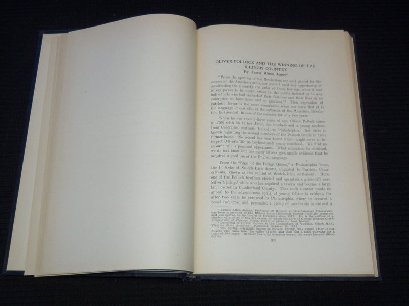 1934 ILLINOIS STATE HISTORICAL SOCIETY TRANSACTIONS BOOK - KD 7906