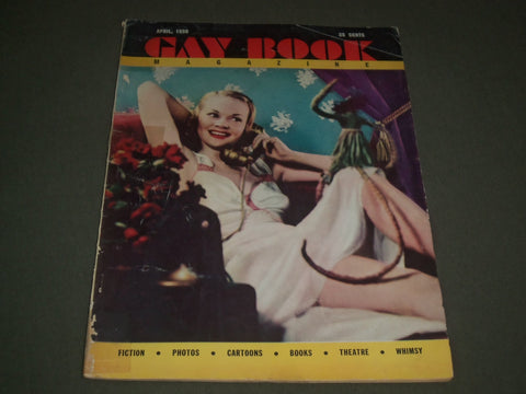 1939 APRIL GAY BOOK MAGAZINE VOLUME 5 NO. 5 - GREAT PHOTOS - SP 8428