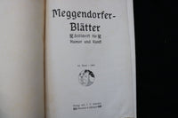 1903 MEGGENDORFER BLATTER - HUMOR UND KUNST SOFTCOVER BOOK - K 2896
