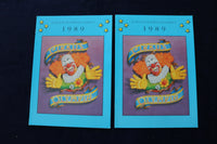 1987-1990 CIRKUS OLYMPIA CIRCUS PROGRAMS - SWEDISH - LOT OF 5 - O 3524