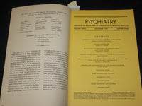 1945-1947 PSYCHIATRY JOURNAL OF BIOLOGY & PATHOLOGY LOT OF 2 ISSUES - WR 505D