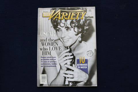 2000 MARCH 10 VARIETY MAGAZINE - ELIZABETH TAYLOR COVER - E 23395
