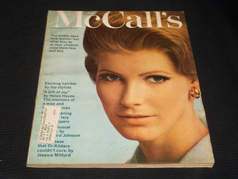 1965 SEPTEMBER MCCALL'S MAGAZINE - NICE COLOR COVERS & ADS - E 1187