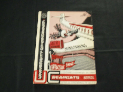 1969 NOVEMBER 1 CINCINNATI VS. NORTH TEXAS STATE FOOTBALL PROGRAM - J 3733