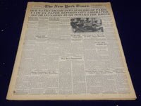 1944 AUGUST 20 NEW YORK TIMES - OUR TANKS SMASH INTO SUBURBS OF PARIS - NT 1907