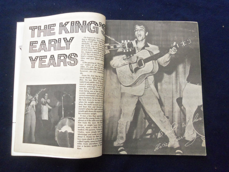 1977 THE LIFE AND DEATH OF ELVIS PRESLEY MAGAZINE - COLLECTORS' ISSUE - SP 5454A