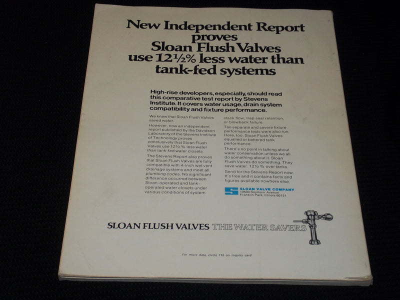 1975 APRIL ARCHITECTURAL RECORD MAGAZINE - STORES & SHOPS FRONT COVER - E 998