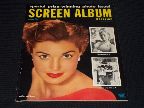 1952 SUMMER SCREEN ALBUM MAGAZINE - ESTHER WILLIAMS FRONT COVER - E 16513