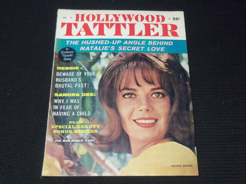 1962 FEBRUARY HOLLYWOOD TATTLER MAGAZINE - NATALIE WOOD COVER - E 13465