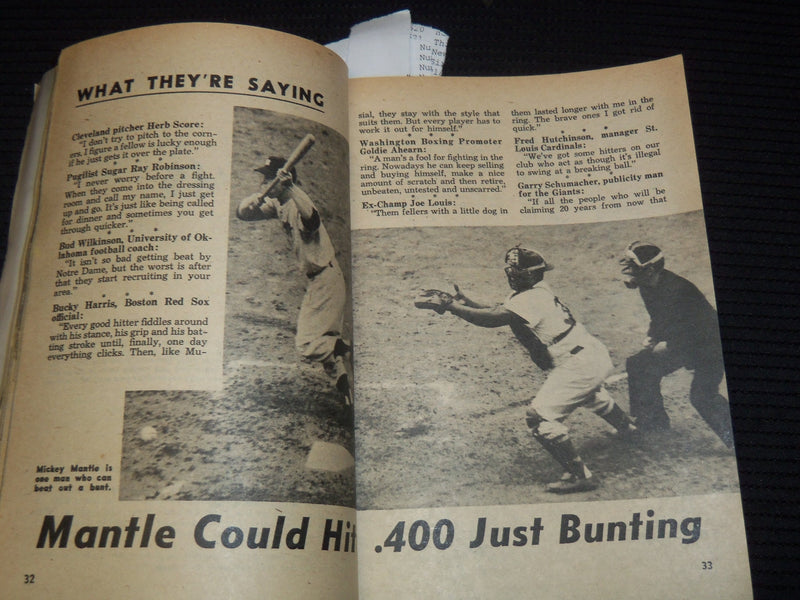 1958 JULY PIC DIGEST MAGAZINE - SINATRA - MANTLE - ROCKETS - DEMPSEY - K 1027
