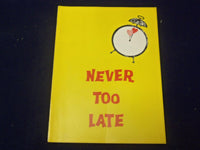 1960'S NEVER TOO LATE SOUVENIR SHOW PROGRAM - MAUREEN O'SULLIVAN - J 5002
