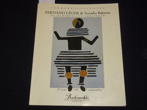 1990 SOMMARUTSTALLNING FERNAND LEGER & SVENSKA BALETTEN BOOK - J 9559