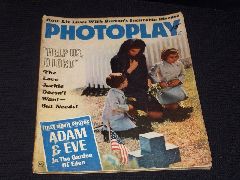 1964 SEPTEMBER PHOTOPLAY MAGAZINE - JACKIE CAROLINE & JOHN JR. COVER - E 1923