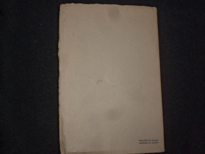 1940 ANGLING IN JAPAN SOFTCOVER BOOK BY MEIZI MATUZAKI - TOURIST LIBRARY- J 9821