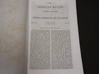 1846 THE AMERICAN REVIEW A WHIG JOURNAL LOT OF 10 - NICE ENGRAVINGS - WR 105E