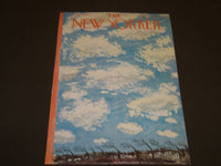 1957 MARCH 9 NEW YORKER MAGAZINE FRONT COVER ONLY - GREAT ART FOR FRAMING