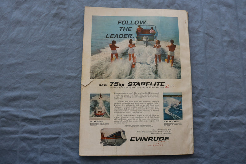 1960 JUNE YACHTING MAGAZINE - AVOIDING COLLISIONS COVER - E 9425