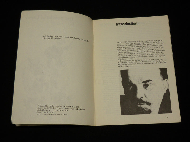 1974 THE POLITICS OF LENIN SOFTCOVER BOOK BY PAUL GINSBORG - J 6549