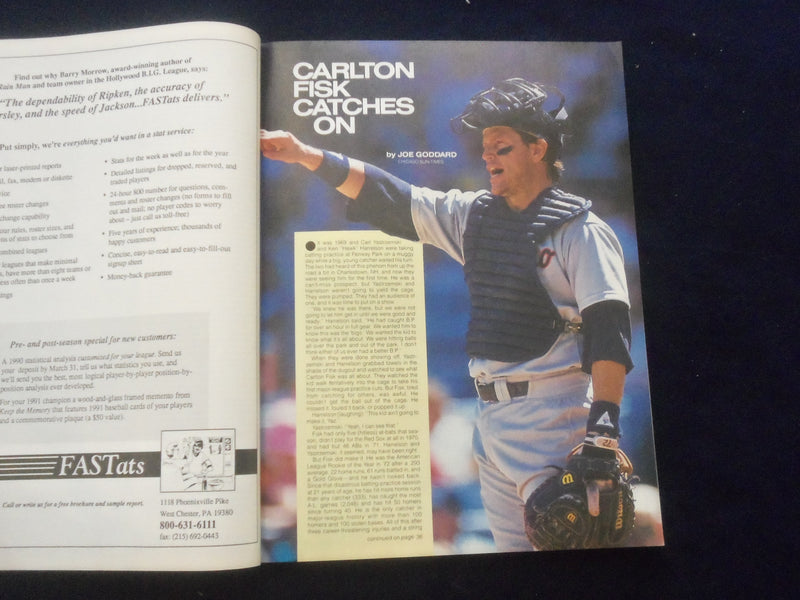 1991 STREET AND SMITH'S BASEBALL MAGAZINE - LOU PINIELLA COVER - SP 1523O