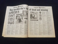 2001 SEPTEMBER 13 NEW YORK DAILY NEWS NEWSPAPER - THE DAY AFTER 9/11 - NP 6060