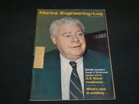 1972 FEBRUARY MARINE ENGINEERING/LOG MAGAZINE - DANIEL STROHMEIER COVER - J 5945