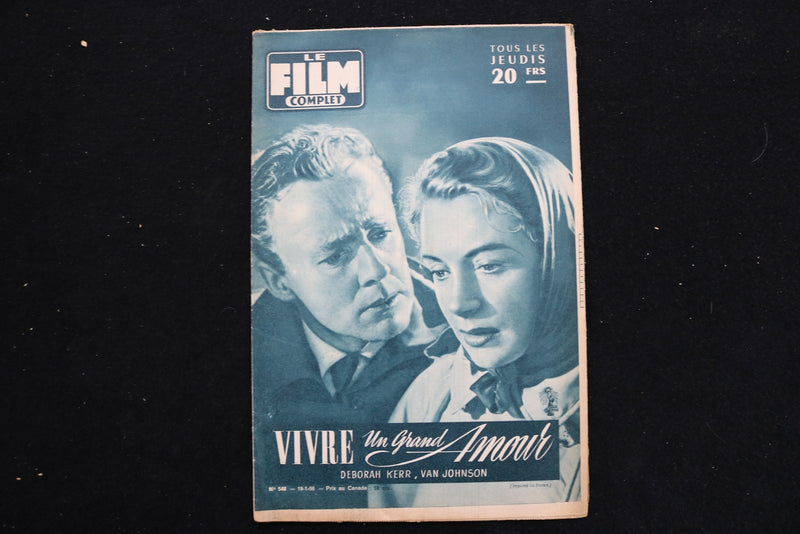 1956 JAN 19 LE FILM COMPLET MAGAZINE - DEBORAH KERR-VAN JOHNSON COVER - E 25932