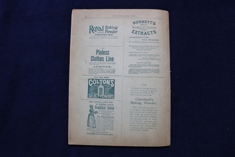 1892 FEBRUARY GOOD HOUSEKEEPING MAGAZINE - ILLUSTRATED COVER & STORIES - E 11731