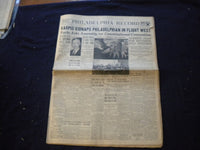 1935 JAN 22 PHILADELPHIA RECORD NEWSPAPER -KARPIS KIDNAPS PHILADELPHIAN- NP 6010