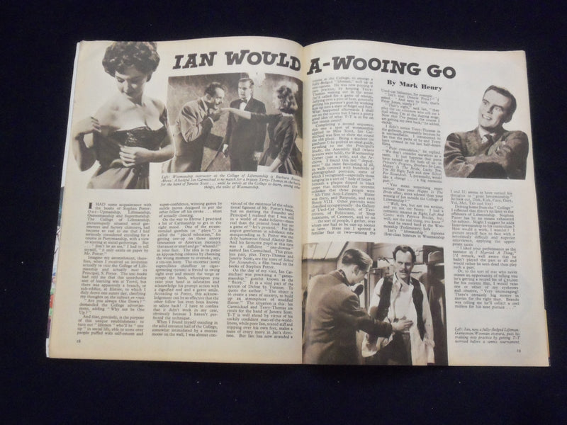 1959 DECEMBER FILM REVIEW MAGAZINE - TOMMY STEELE - DELYSE HUMPHRIES - J 9697