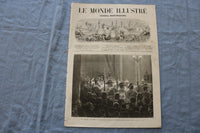 1873 DEC 13 LE MONDE ILLUSTRE MAGAZINE - LE PROCES BAZAINE - FRENCH - NP 8451